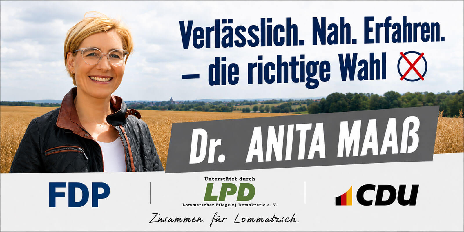 Dr. Anita Maaß Banner - Verlässlich. Nah. Erfahren.